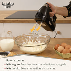 Set Batidora de Mano+Batidora de Varilla Elegance Negro