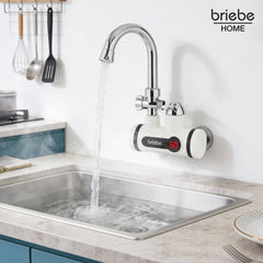 Grifo / Ducha Eléctrico Instantáneo de Pared para Baño Agua Caliente al Instante Indicador Temperatura Bajo Consumo