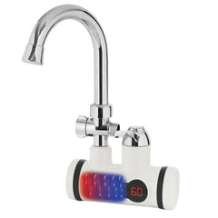 Grifo / Ducha Eléctrico Instantáneo de Pared para Baño Agua Caliente al Instante Indicador Temperatura Bajo Consumo