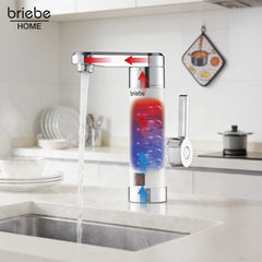 Grifo Eléctrico Instantáneo de Mesa para Cocina / Baño Agua Caliente al Instante Indicador Temperatura Bajo Consumo