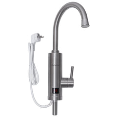 Grifo Eléctrico Instantáneo de Mesa para Cocina Agua Caliente al Instante Indicador Temperatura Acero Inox Bajo Consumo