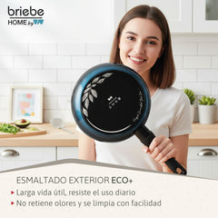 Juego de 3 Sartenes MARE Inducción Acero Forjado Ø 20-24-28 cm Fabricadas en España