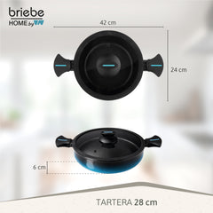 Cacerola MARE Baja Inducción Acero Forjado Ø 28 cm Fabricada en España