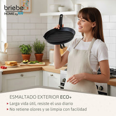 Grill Asador Rayas MARE Inducción Acero Forjado Ø 28 cm Fabricado en España