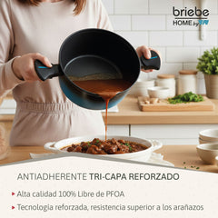 Cacerola MARE Inducción Acero Forjado Ø 24 cm Fabricada en España