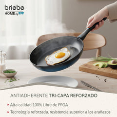 Sartén MARE Inducción Acero Forjado Ø 28 cm Fabricada en España