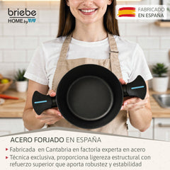 Cacerola MARE Inducción Acero Forjado Ø 20 cm Fabricada en España