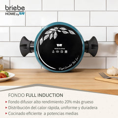 Cacerola MARE Inducción Acero Forjado Ø 20 cm Fabricada en España