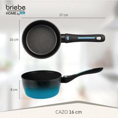 Cazo MARE Inducción Acero Forjado Ø 16 cm Fabricado en España