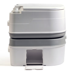 WC briebe Camp Comfort Inodoro Portátil Químico Adultos Potty 24L Camping Camper Blanco