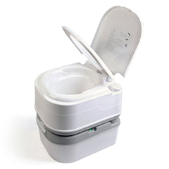 WC briebe Camp Comfort Inodoro Portátil Químico Adultos Potty 24L Camping Camper Blanco