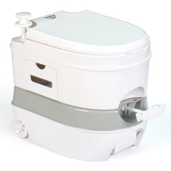 WC briebe Camp Comfort Plus Inodoro Portátil Químico con Ruedas Adultos Potty 22L Camping Camper Blanco