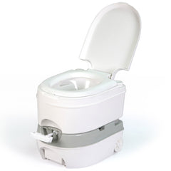 WC briebe Camp Comfort Plus Inodoro Portátil Químico con Ruedas Adultos Potty 22L Camping Camper Blanco