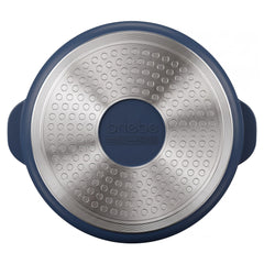 Batería Cocina Inducción Totem Apilable 4 Piezas Ø 22cm Antiadherente Cerámico Azul