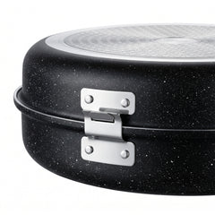 Sartén para Tortilla de Patatas Doble Inducción 20cm Antiadherente Negro