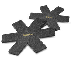 Batería Cocina Nordic Nest Inducción Cerámica Mango Extraíble Apilable 13 Piezas Negro