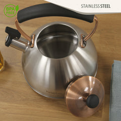 Tetera Classic 2.5L Inox/Bronce