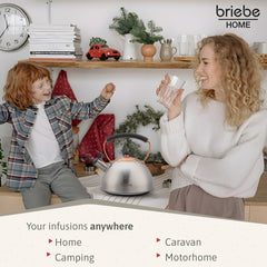 Tetera Classic 2.5L Inox/Bronce