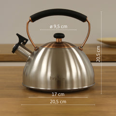 Tetera Classic 2.5L Inox/Bronce