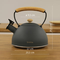 Tetera Nordic 2.5L Gris