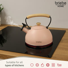 Tetera Retro 2.5L Pastel Rosa