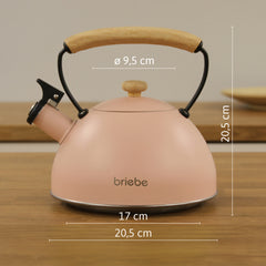 Tetera Retro 2.5L Pastel Rosa