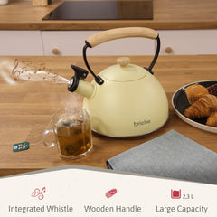 Tetera Retro 2.5L Pastel Amarillo