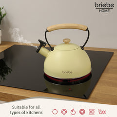 Tetera Retro 2.5L Pastel Amarillo