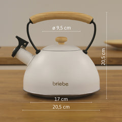 Tetera Nordic 2.5L Blanco