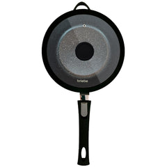 Juego 2 Sartenes Granitec Inducción Antiadherentes Ø 24-28 + 2 Mangos Extraíbles + Tapas