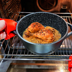 Batería Cocina Granitec Inducción 6 Piezas MGK18S