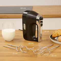 Set Batidora de Mano+Batidora de Varilla Elegance Negro