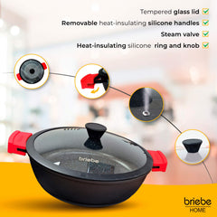 Batería Cocina Black Titanium Ø 16-20-24-28B cm