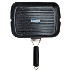 Grill Asador Ondulado Black Titanium 34x24cm