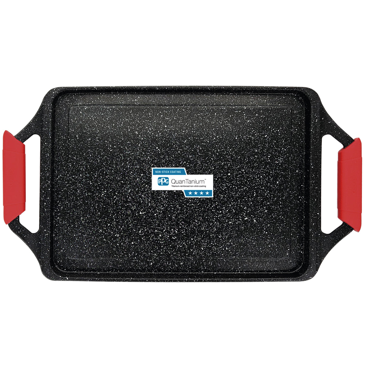 Bandeja Asadora Black Titanium 43x25cm