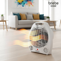 Calefactor Ventilador Eléctrico Portátil 2000W  HT1126 Blanco