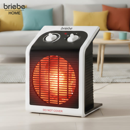 Calefactor Ventilador Eléctrico Portátil  2000W HT1182 Negro