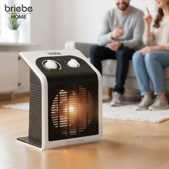 Calefactor Ventilador Eléctrico Portátil  2000W HT1182 Negro