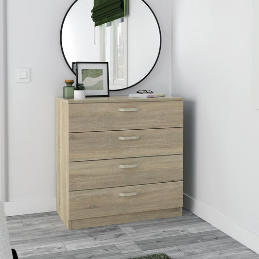 Cómoda Prakt 4 Cajones 78x74x40 Cambrian