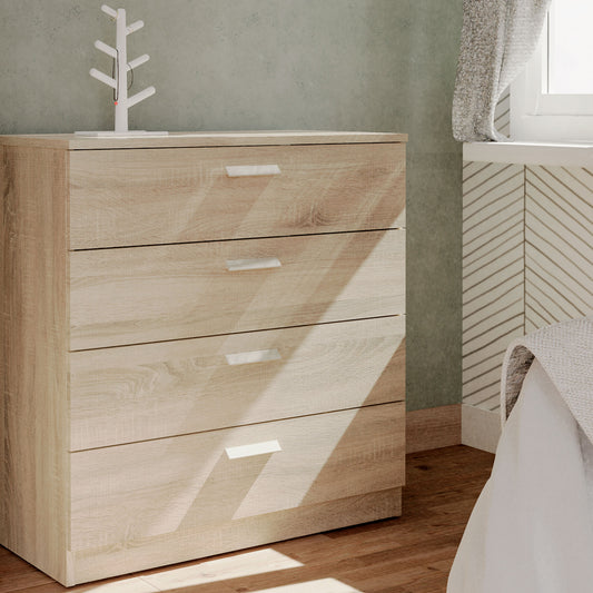 Cómoda Nova 4 Cajones 78x74x40 Cambrian