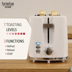 Set Tostador + Hervidor + Cafetera Elegance Blanco