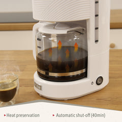 Set Tostador + Hervidor + Cafetera Elegance Blanco