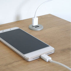 Escritorio Smuk Industrial 76x135x60 cm Roble Gold/pata negra