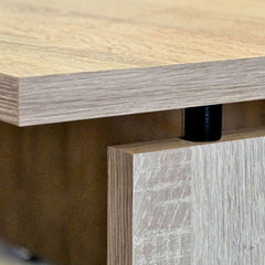 Mesa Zenith despacho 76x155x68 Cambrian/pivote negro