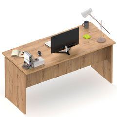 Mesa Zenith despacho 76x155x68 R.Gold/pivote negro