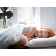 Ventilador de Pie Altura Regulable 100-125cm negro FN122397