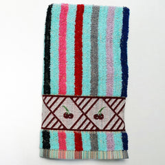 Set de 12 Paños de Cocina briebe Home 100% Algodón Rizo 50X50cm, Alta Absorción y Suavidad Rayas