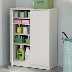 Armario Bajo Class con Estantes Blanco 101x74x36 cm