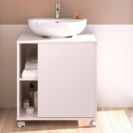 Mueble de Lavabo Esencia 64x59x45 cm Blanco alto brillo