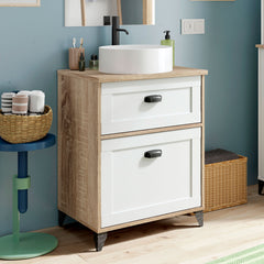 Mueble de Lavabo Eterna 80x61x47 cm Cambrian/Blanco